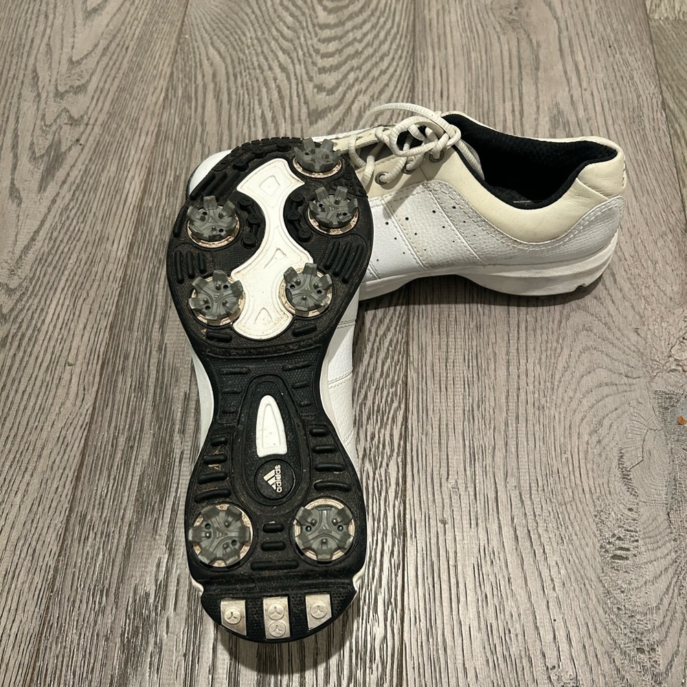 Women's Golf White and Cream Shoes Adidas - Picture 2 of 4